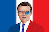 Cartoon: macroeu (small) by Lubomir Kotrha tagged euro,elections,france,macron