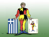 Cartoon: merkeljoker (small) by Lubomir Kotrha tagged greece,eu,referendum,syriza,tsipras,ecb,euro,merkel