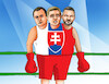Cartoon: slovakbox23 (small) by Lubomir Kotrha tagged slovakia,elections,new,government,greek,way,debts