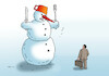 Cartoon: snehojedak (small) by Lubomir Kotrha tagged winter,frost,the,snow,snowmen
