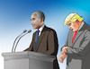 Cartoon: trumpobama (small) by Lubomir Kotrha tagged usa president trump obama washington world