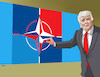 Cartoon: trumpred26 (small) by Lubomir Kotrha tagged usa,nato,trump,eu