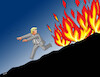 Cartoon: trumpsprint (small) by Lubomir Kotrha tagged usa,los,angeles,protests,riots,trump,national,guard