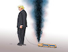 Cartoon: trumptrain (small) by Lubomir Kotrha tagged donald trump usa paris climate world dollar euro warming earth