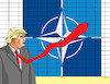 Cartoon: trumpzbroj (small) by Lubomir Kotrha tagged donald trump usa nato europe army