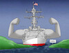 Cartoon: usahormuz (small) by Lubomir Kotrha tagged trump,usa,iran,war,hormuz