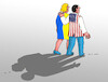 Cartoon: usaukra (small) by Lubomir Kotrha tagged usa,ukraine,biden,zelensky,war,peace
