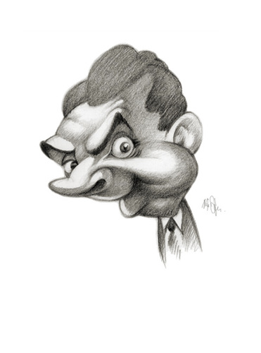 Cartoon: Mr. Bean (medium) by Jano tagged caricature,bean,draw