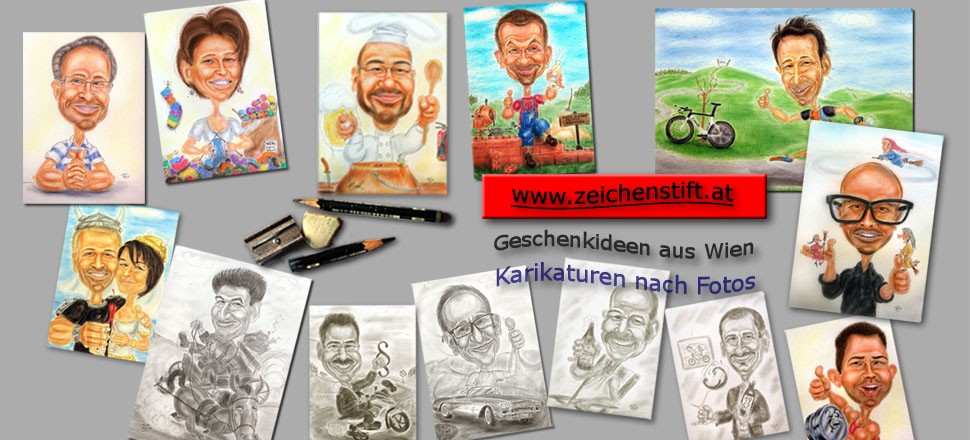 Zeichenstift Karikaturen's banner