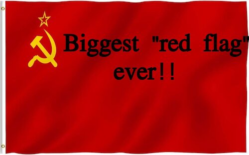 Cartoon: Biggest Red Flag ever (medium) by Schimmelpelz-pilz tagged meme,communism,red,flag,kommunismus,rote,flagge,russia,russland,threat,bedrohung