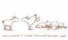 Cartoon: Ausschlag. (small) by puvo tagged pferd,ausschlagen,ausschlag