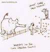 Cartoon: Laubbläser. (small) by puvo tagged laubbläser,herbst,lärm,laub,zoo,elefant,giraffe,elephant,noise,leaves,blatt,blätter,foliage,leaf,blower