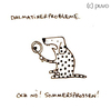 Cartoon: Sommersprossen. (small) by puvo tagged dalmatiner,sommer,sommersprosse,freckle,summer,dalmation,dog,hund