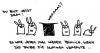 Cartoon: Zaubertaube - Taub. (small) by puvo tagged taube,hase,zauber,taub,was