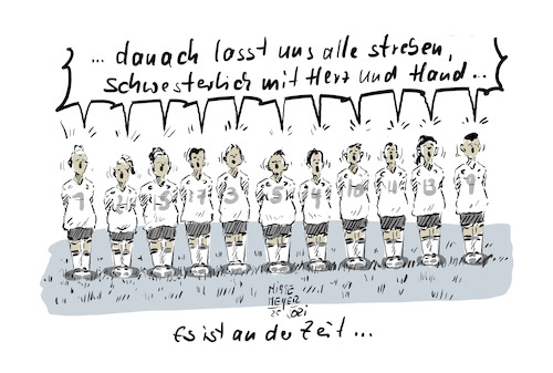 Besonderheiten im Frauenfußball Besonderheiten im Frauenfußball