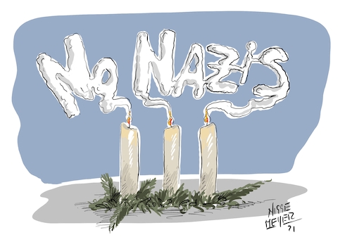 Cartoon: NACHDENKEN statt... (medium) by Jori Niggemeyer tagged advent,nonazis,noafd,nazisneindanke,afdneindanke,ostdeutschland,sachsen,leipzig,außenwirkung,nazis,afd,rechts,demokratie,politik,faschismusneindanke,sachsenistschön,dresden,cartoonist,satire,humor,joricartoon,cartoonart,illustration,illustrator,karikatur,cartoonstyle,cartoondrawing,cartoonnetwork,witzigebilder,cartoon,advent,nonazis,noafd,nazisneindanke,afdneindanke,ostdeutschland,sachsen,leipzig,außenwirkung,nazis,afd,rechts,demokratie,politik,faschismusneindanke,sachsenistschön,dresden,cartoonist,satire,humor,joricartoon,cartoonart,kerzen,rauch