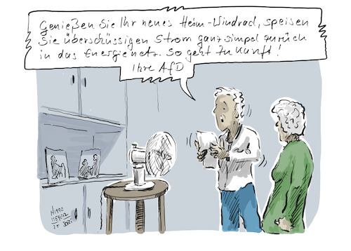 Cartoon: So geht Zukunft... (medium) by Jori Niggemeyer tagged energie,strom,ventilator,windräder,windenergie,erneuerbareenergie,aliceweidel,fckafd,cartoon,joriniggemeyer,niggemeyer,energie,strom,ventilator,windräder,windenergie,erneuerbareenergie,aliceweidel,fckafd,cartoon,joriniggemeyer,niggemeyer