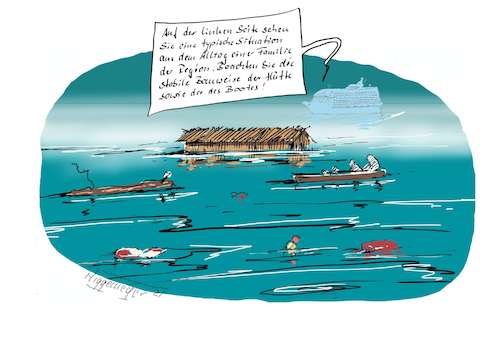 Cartoon: Tourismus und Ignoranz... (medium) by Jori Niggemeyer tagged umweltschutz,tourismus,erderwärmung,ignoranz,umweltverschmutzung,umweltschutz,tourismus,erderwärmung,ignoranz,umweltverschmutzung,überschwemmung,naturkatastrophe,kreuzfahrt,schiff,boote,ertrinken,holzhäuser,hütten