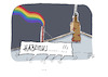 Cartoon: Der Sinneswandel ... (small) by Jori Niggemeyer tagged lgbtq,konklave,habemuspapam,pabst,vatikan,katholischekirche,rom,jubel,jori,joricartoon,niggemeyer,joriniggemeyer,cartoon,karikatur