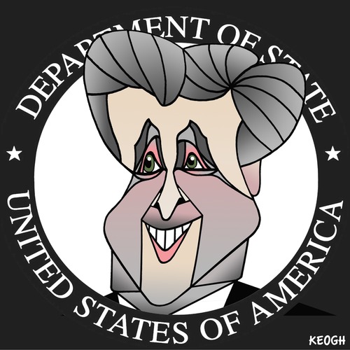 Cartoon: John Kerry (medium) by KEOGH tagged politicians,democrats,america,state,secretary,us,cartoons,keogh,caricature,kerry,john