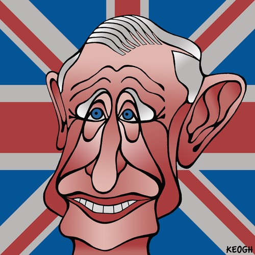 Cartoon: Prince Charles (medium) by KEOGH tagged family,royal,britain,uk,royalty,british,wales,cartoons,keogh,charles,prince