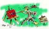 Cartoon: about  politics... (small) by hadaruga mihai tagged this,is