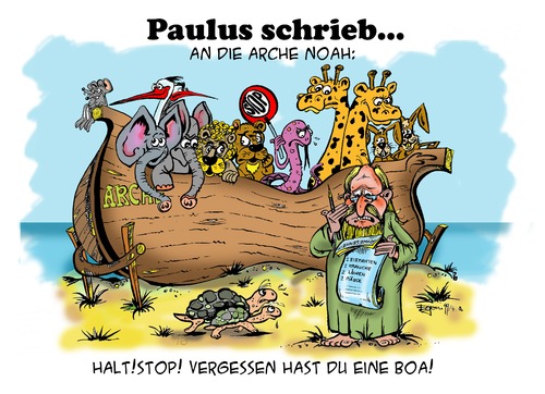 Cartoon: Paulus schrieb... (medium) by Egon58 tagged paulus,erotic,humor,cartoons