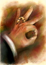 Cartoon: Ring (small) by Riina Maido tagged ring,hand