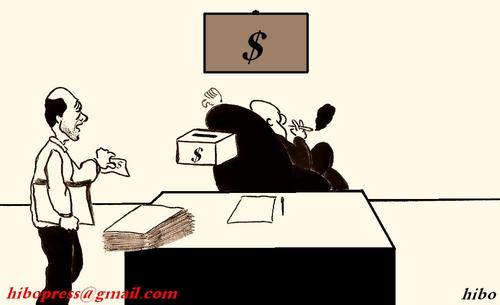 Cartoon: Bribery (medium) by hibo tagged bribery