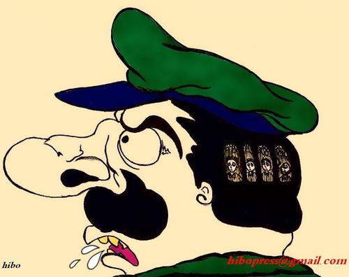 Cartoon: Dictator (medium) by hibo tagged dictator