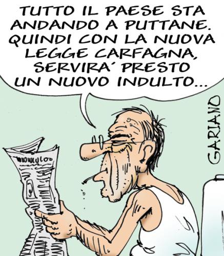Cartoon: Leggi italiane - Carfagnate (medium) by massimogariano tagged italia,italy