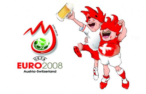 Cartoon: Euro 2008 (medium) by Lucaeffe tagged europei,2008,illustration,trix,flix