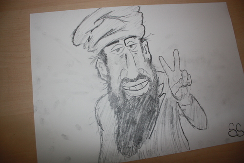 Cartoon: Osama Spectorz (medium) by Spectorz tagged fun