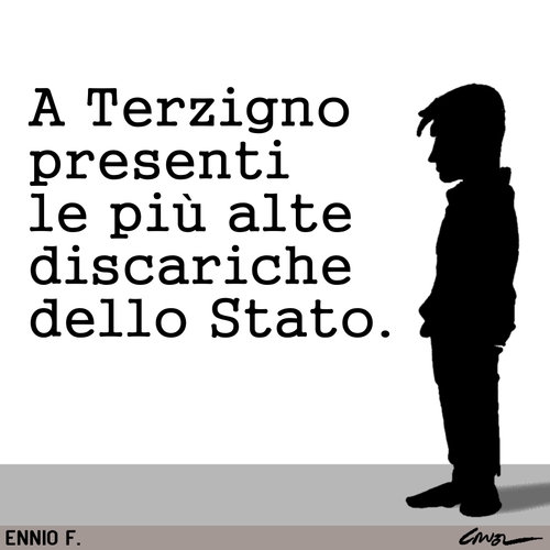 Cartoon: Ennio F. (medium) by Cruel tagged politica,terzigno,immondizia,mondezza,napoli,caldoro,berlusconi,napolitano