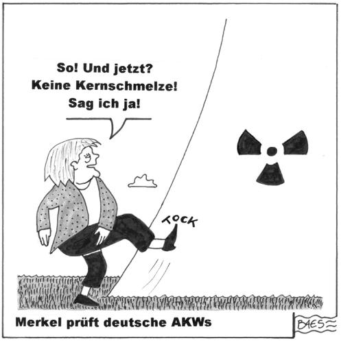 Merkel prüft deutsche AKWs