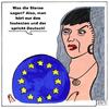 Cartoon: Bei der Wahrsagerin (small) by BAES tagged deutschland,europa,führungsrolle,wahrsager,eu,european,union,germany