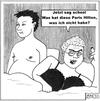 Cartoon: Die Stunde der Wahrheit (small) by BAES tagged ehepaar,paar,mann,frau,liebe,sex,paris,hilton,beziehung,schlafzimmer,eifersucht