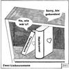 Cartoon: Zwei Liebesromane (small) by BAES tagged buch,romasn,liebe,liebesroman,single,taschebuch,hardcover,gebunden,bücherei