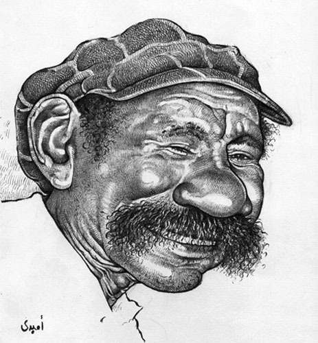 Cartoon: Salah Hamada 1960 - 2009 (medium) by ombaddi tagged sudan