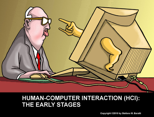 Cartoon: HCI (medium) by perugino tagged computers