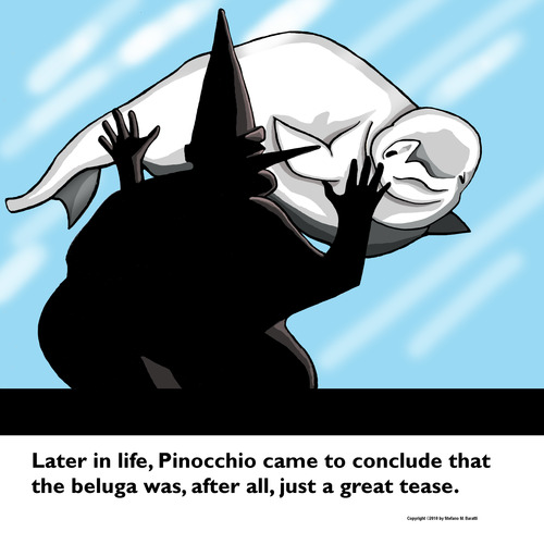 Cartoon: Humor Noir (medium) by perugino tagged pinocchio,morality,philosophy