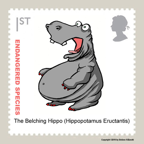 Cartoon: Stamp Collection (medium) by perugino tagged stamps,animals,endangered,species