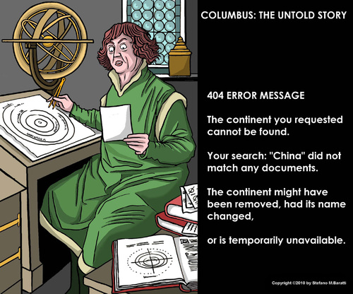 Cartoon: The Discoverers (medium) by perugino tagged columbus,history,explorers
