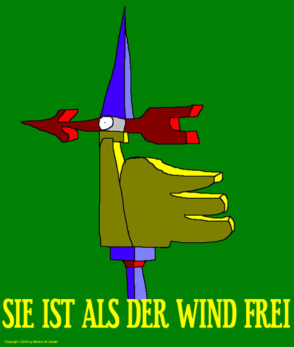 Cartoon: Weathervanes (medium) by perugino tagged freedom,freiheit,wind,liebe