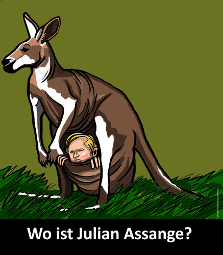 Cartoon: Wikileaks (medium) by perugino tagged julian,assange,wikileaks,julian assange,wikileaks,versteck,julian,assange