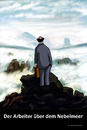 Cartoon: Caspar David Friedrich (small) by perugino tagged caspar,david,friedrich