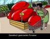 Cartoon: Genmanipulation von Nahrungsmitt (small) by perugino tagged genetics,food,vegetables