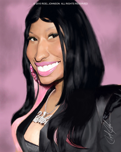 Cartoon: Nicki Menaj (medium) by thatboycandraw tagged nicki,minaj