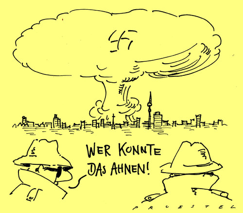Cartoon: ahnungslos (medium) by Andreas Prüstel tagged rechtsterrorismus,verfassungsschutz,terror,neonazi,schlange,polizei,rechtsextrem,staatsanwalt,justiz,ermittlung,mord,zwickau