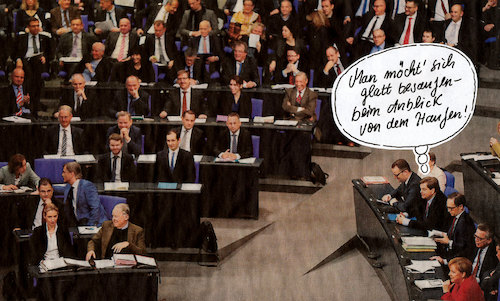 Cartoon: besaufen (medium) by Andreas Prüstel tagged afd,bundestag,cartoon,collage,andreas,pruestel